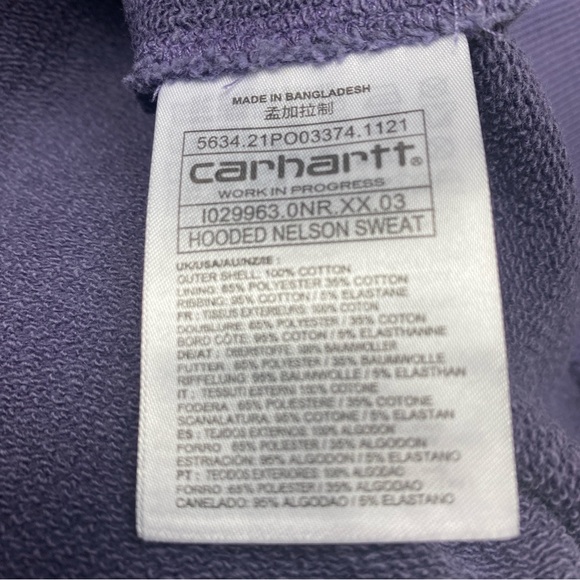 Carhartt WIP Women’s Hooded Nelson Sweatshirt - S - Picture 12 of 14